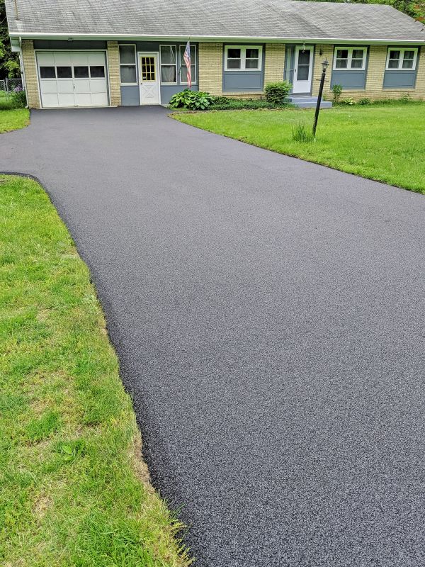 Freshly Paved Driveway