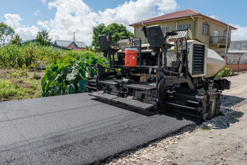 Asphalt Paving Equipment in Action